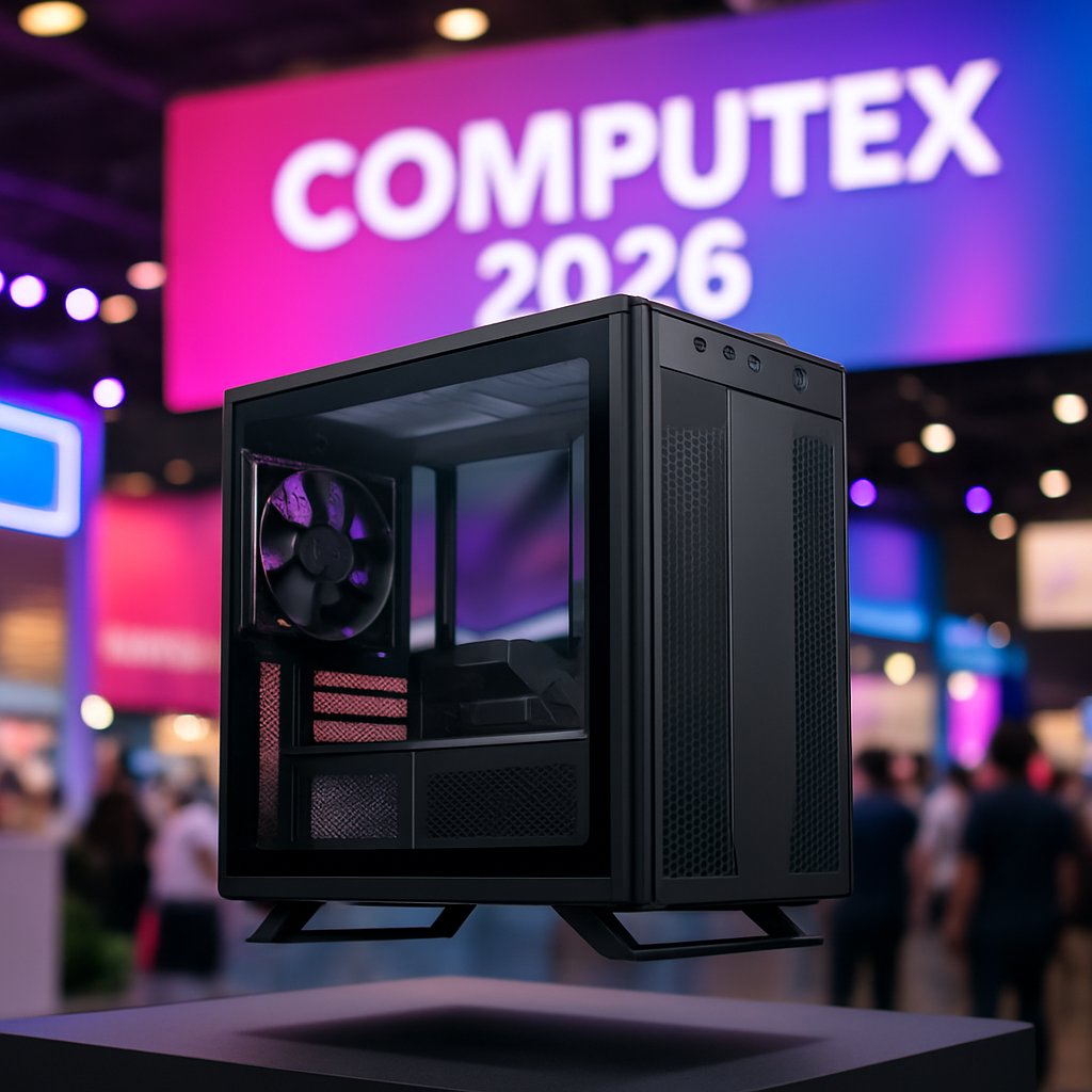 Desain Casing PC Floating Zeusbola di Computex 2026